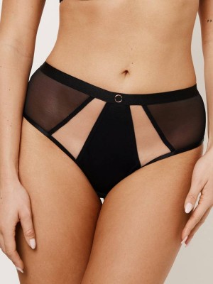 Трусы высокие Subtille BUTTERFLY BLACK